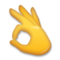 OK Hand emoji on LG